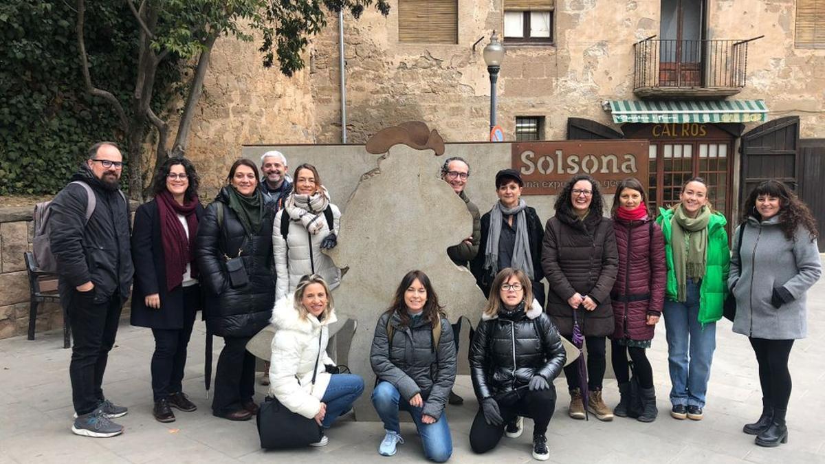 Representants de diverses ciutats catalanes van conèixer els atractius patrimonials de Solsona