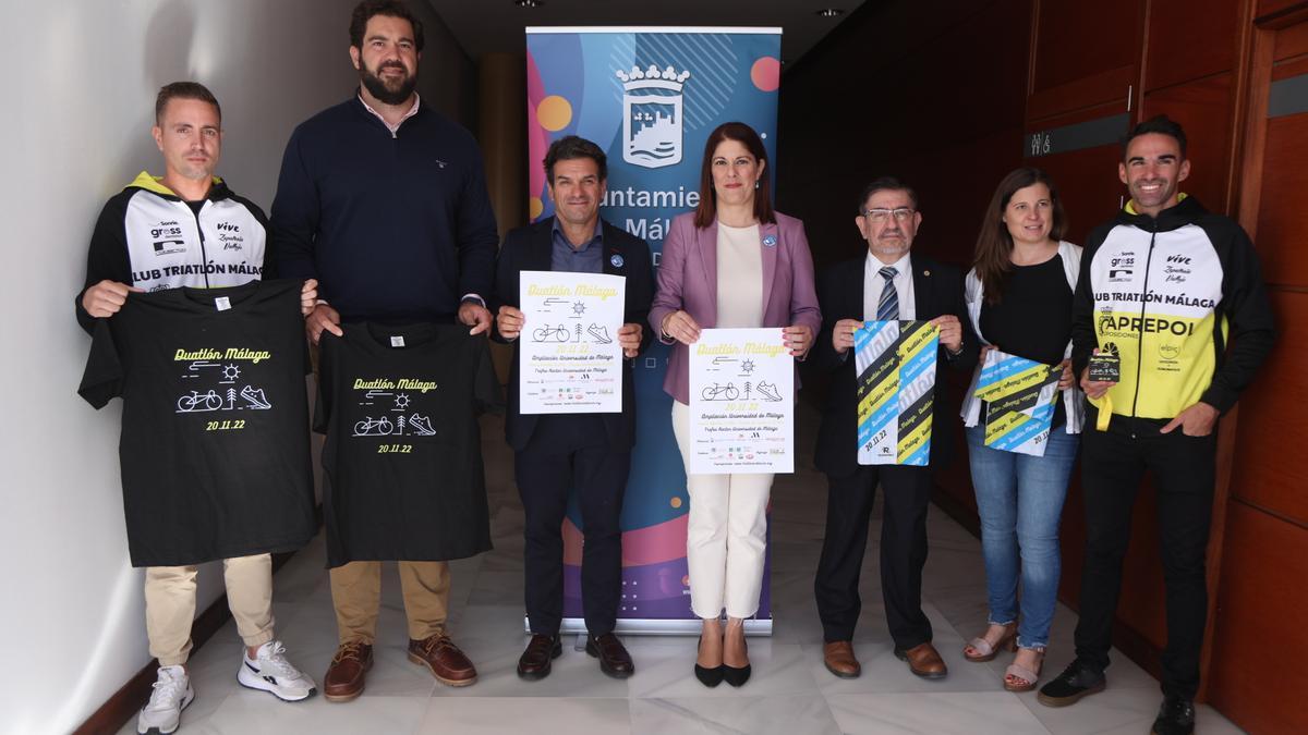 Acto de presentación del Duatlón Málaga 2022