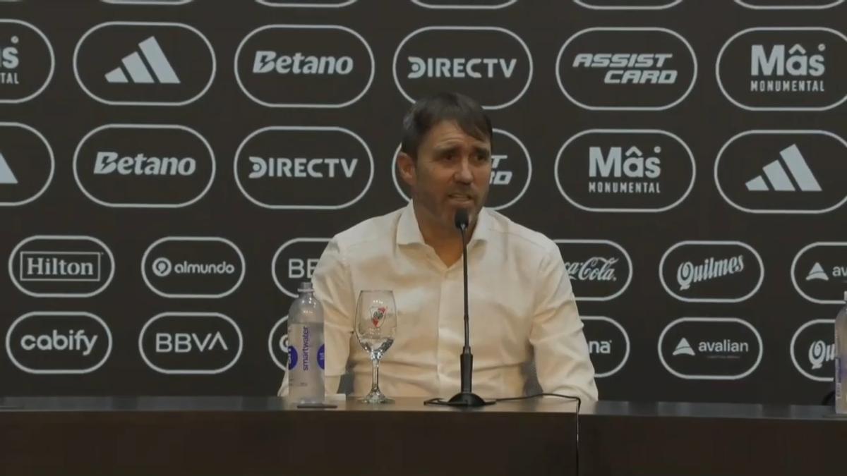 Coudet elogia a Gallardo y admite que la situación de River no es fácil