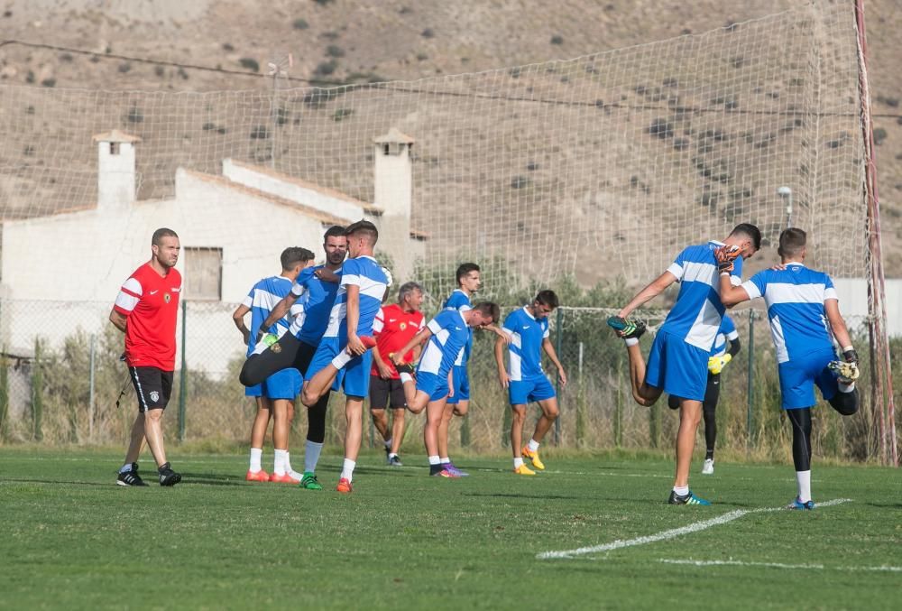 Primer entrenamiento del Hércules