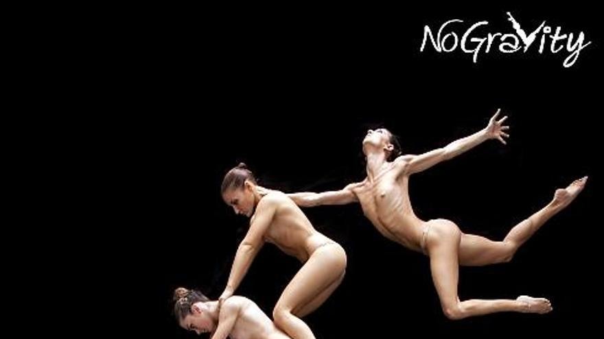 Actuación de la compañía italiana NoGravity Theatre.