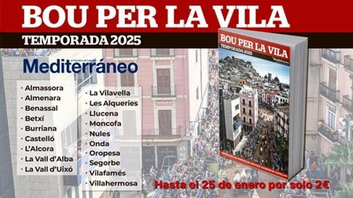 El anuario 'Bou per la Vila 2025', a la venta en todos los quioscos por 2 euros.