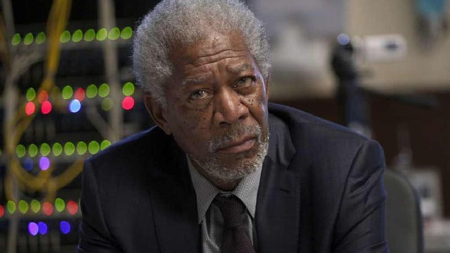 El actor Morgan Freeman en una de sus películas.