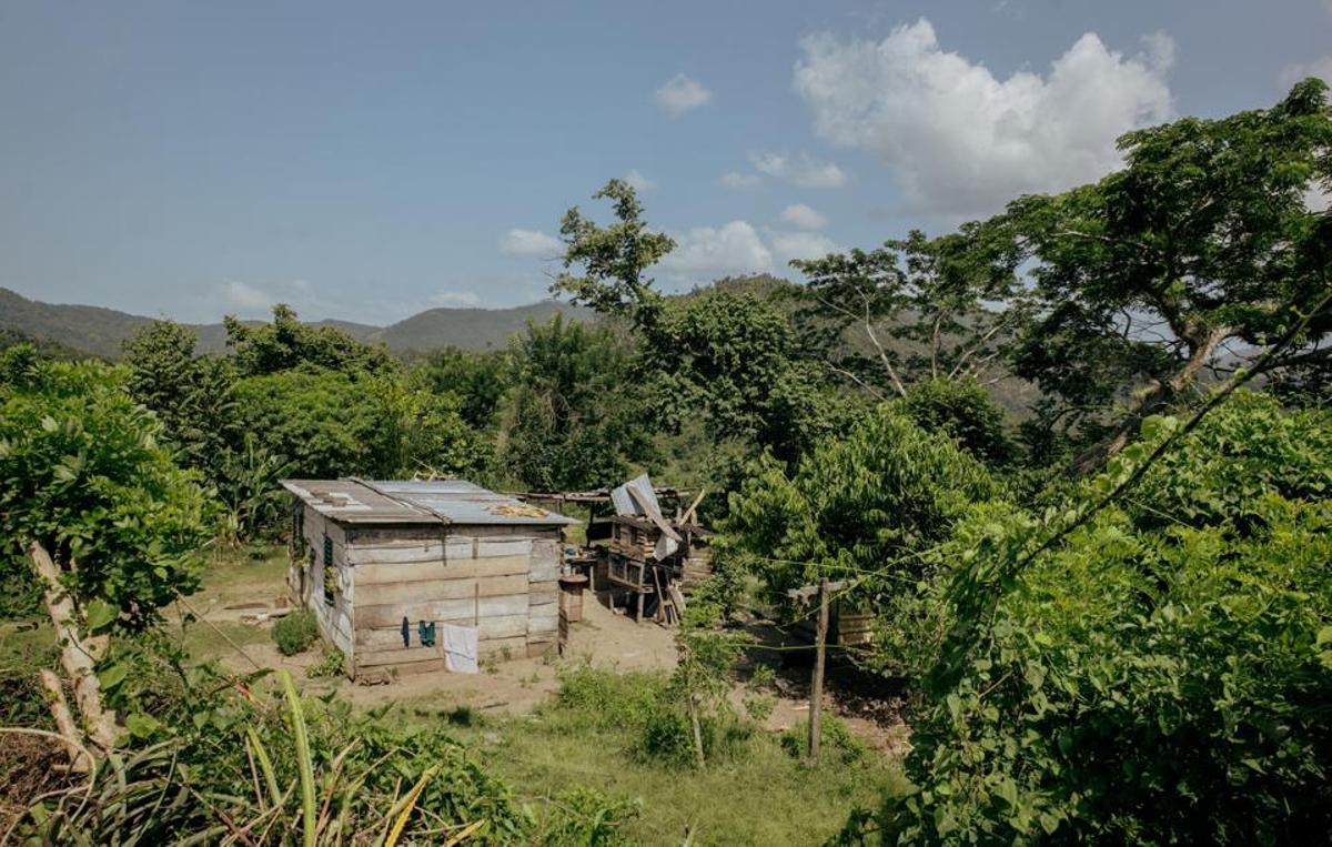 Casa típica en esta zona construida con los recursos locales