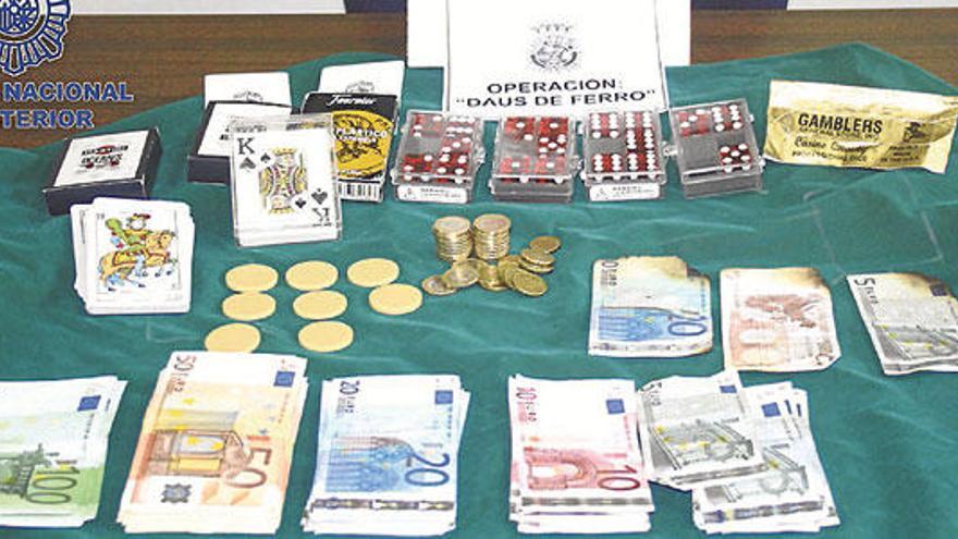 La Policía interviene 2.500 euros en una timba ilegal en un bar de Manacor