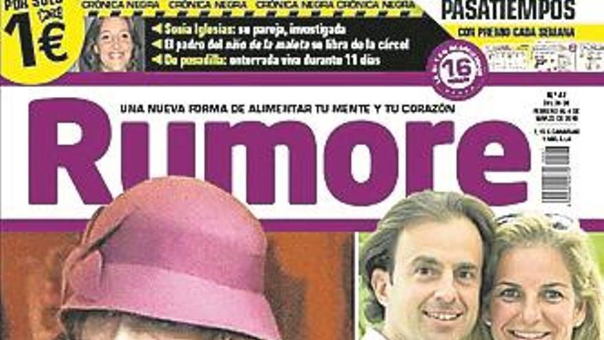 El costurón de María Patiño, en portada