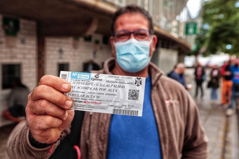 El CD Tenerife empieza a vender entradas para el partido ante la UD Las Palmas