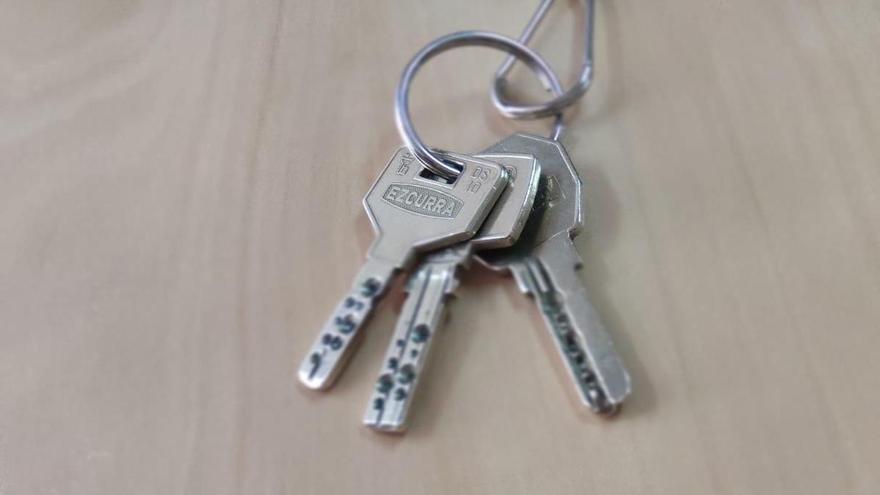 Las llaves de una vivienda.