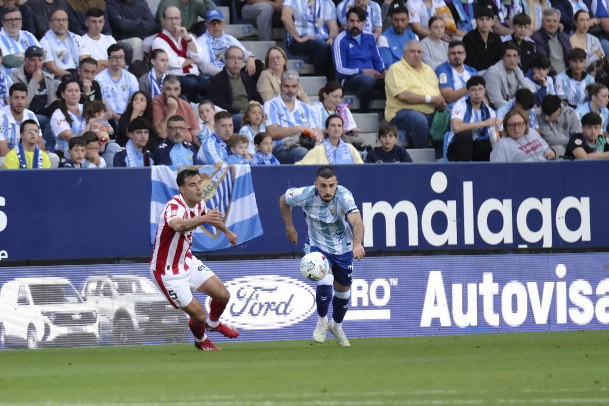 Liga Hypermotion: Málaga CF -Sporting Gijón