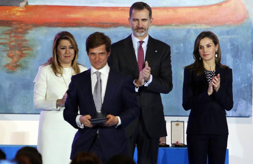 Los Reyes de España presiden la entrega de las distinciones que otorga el Ministerio de Cultura, correspondientes a 2016. José Coronado, Ricardo Darín, El Julio, Pedro Subijana o el Orfeón Donostiarra, entre los premiados.