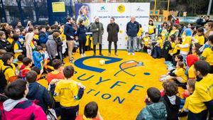 Iker Casillas durante la presentación del Cruyff Court en Móstoles