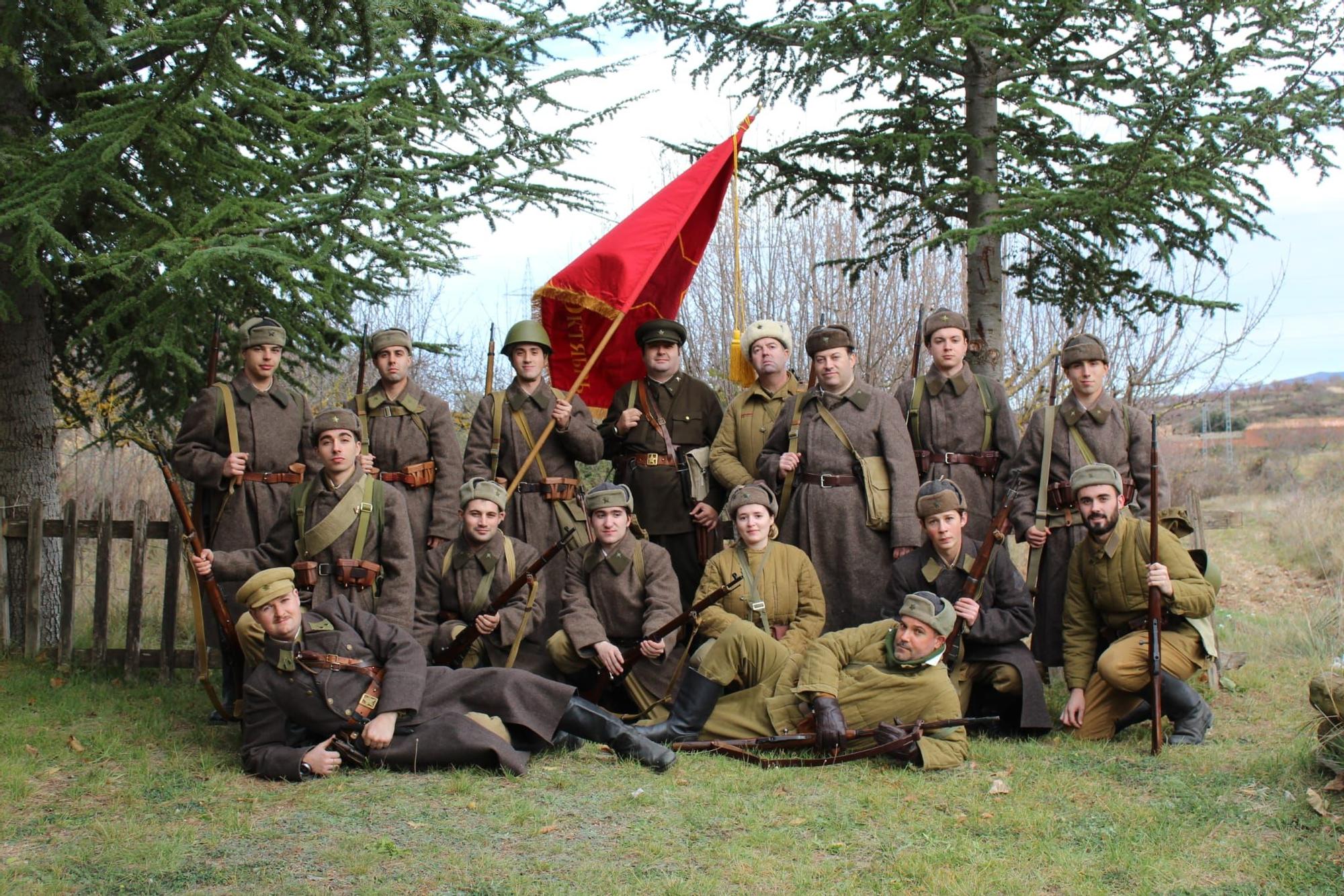 Recreadores de guerra del bando soviético, I y II Guerra Mundial