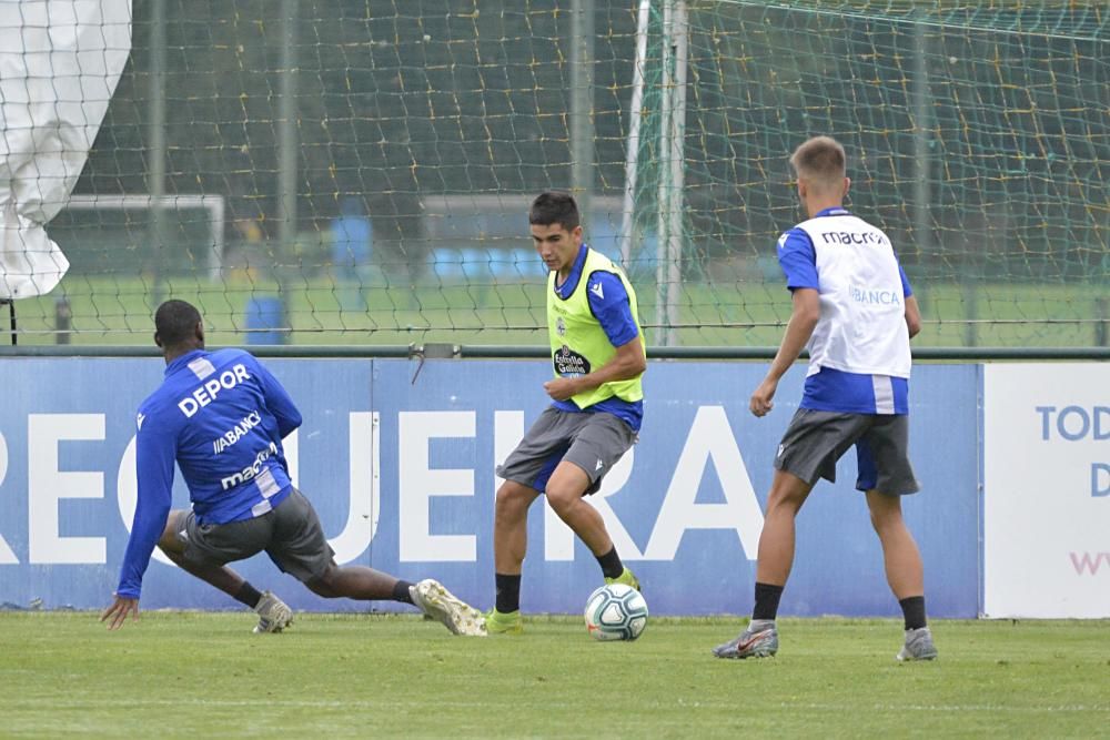 El Dépor entrena ya sin Diego Rolan