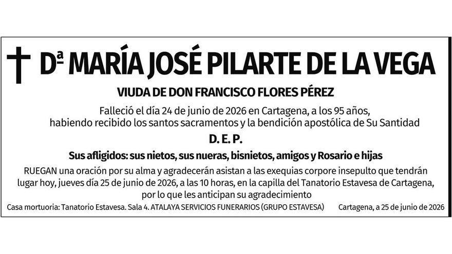 Dª María José Pilarte de la Vega