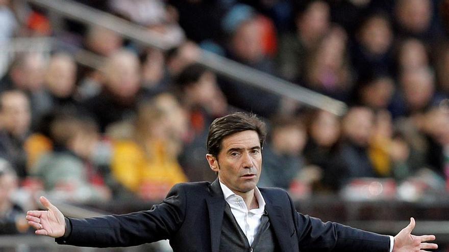 Marcelino: &quot;Es difícil explicar partidos y dinámicas como estas&quot;