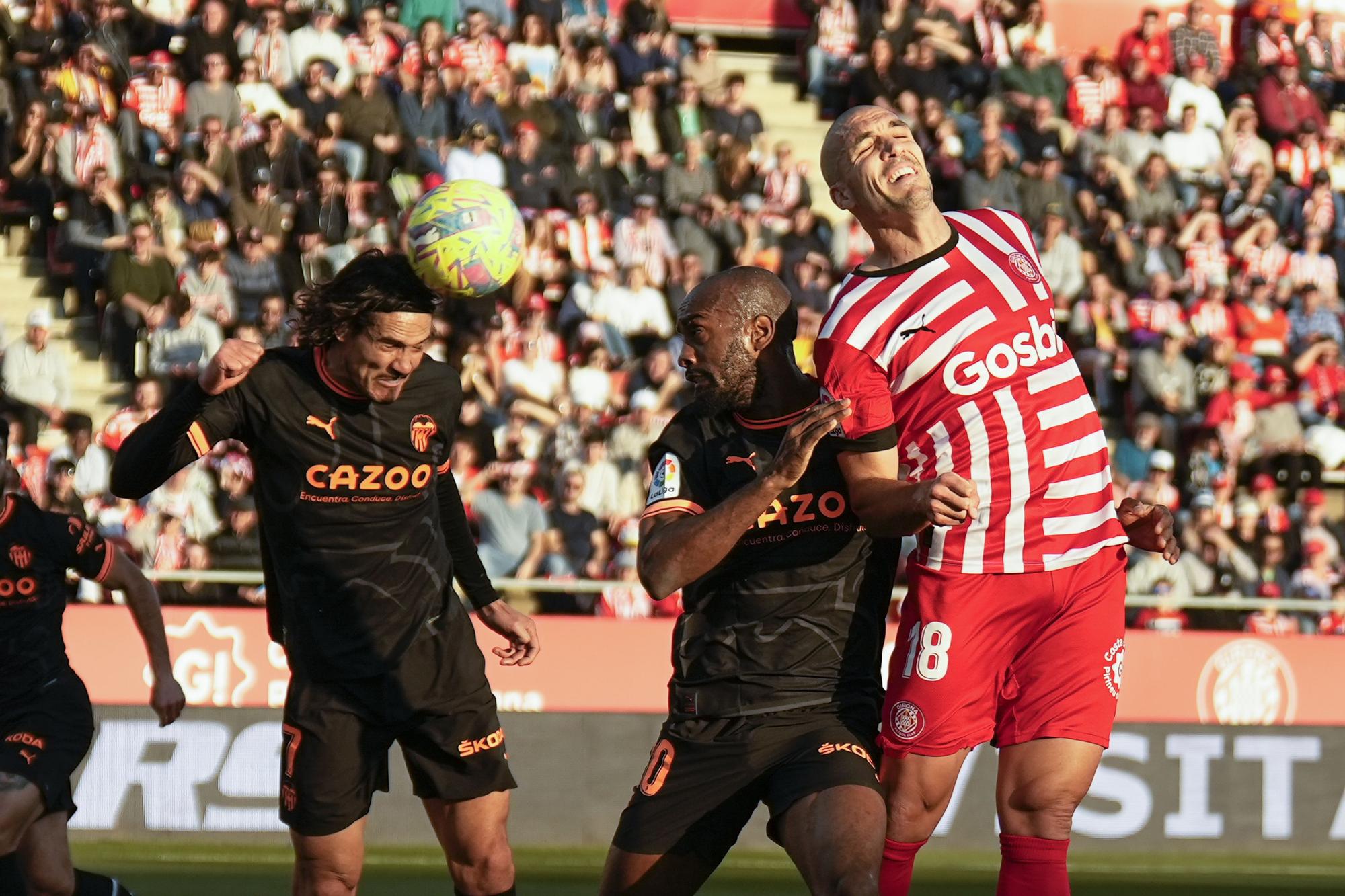 La derrota del Valencia CF en Girona (1-0), en imágenes