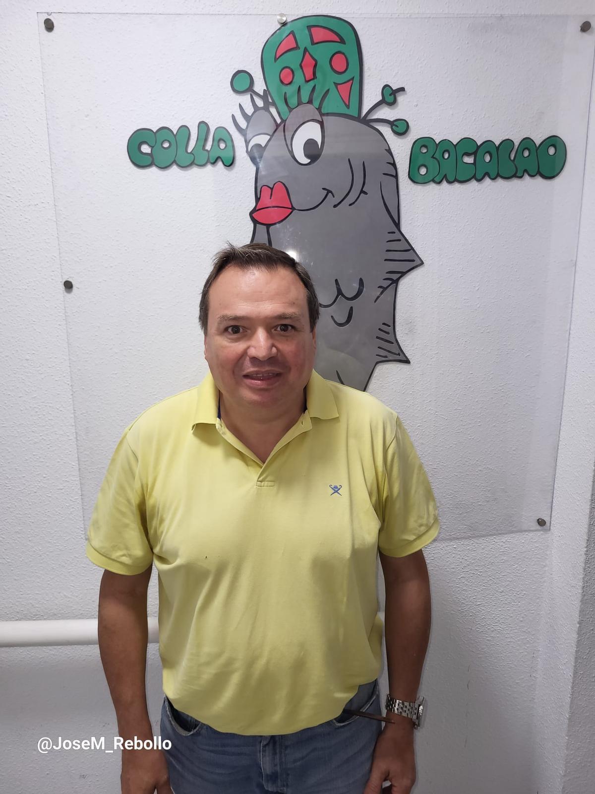 Javier Blasco, presidente de la colla Bacalao.