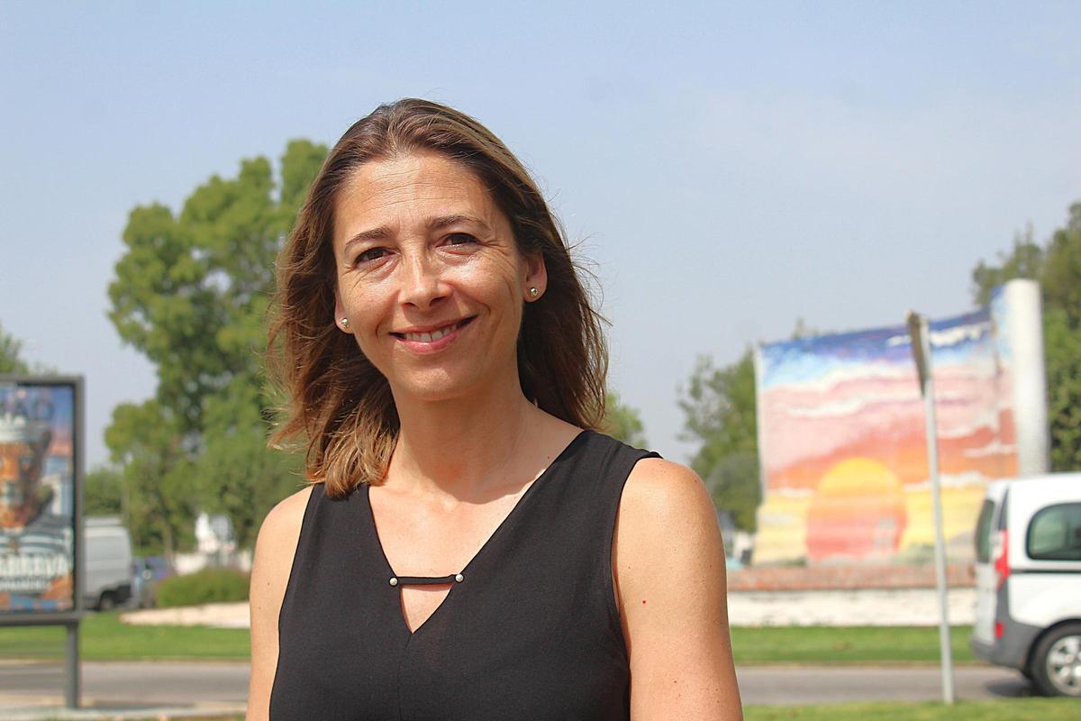 Raquel Domínguez durant l'entrevista mantinguda amb l'EMPORDÀ