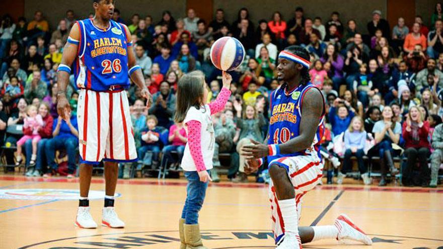 Ein großer Basketball-Zirkus: die Harlem Globetrotters in Aktion.