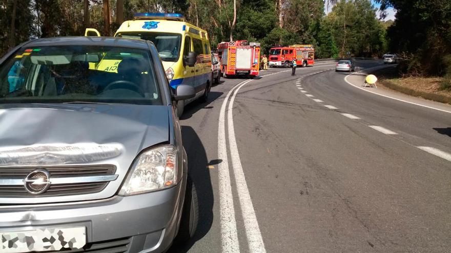 Uno de los vehículos implicados en el accidente // FDV