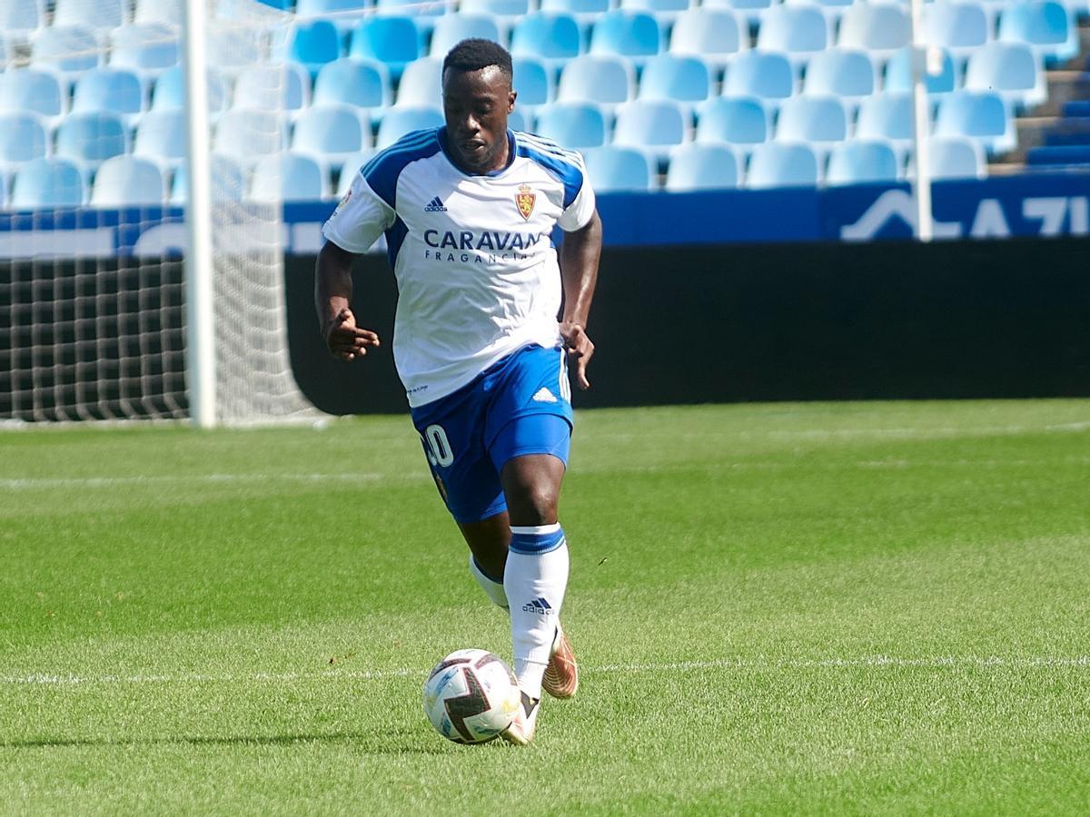 Jannick Buyla durante su paso por el Real Zaragoza