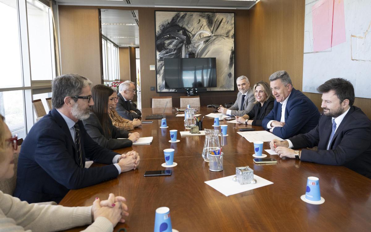 Reunión del Consejo de Administración de Aerocas, este lunes.