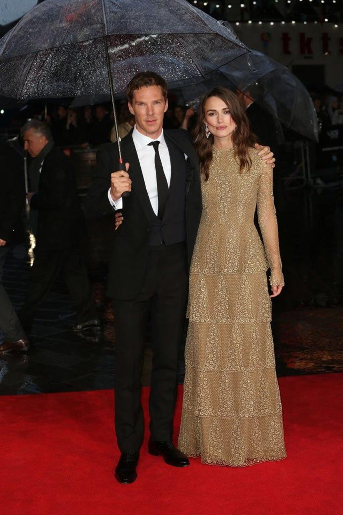 Benedict Cumberbatch y Keira Knightley presentan 'The imitation game' en Londres
