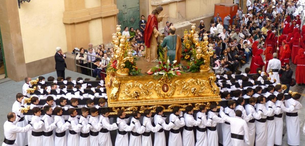 Trono de la Semana Santa de Cartagena.