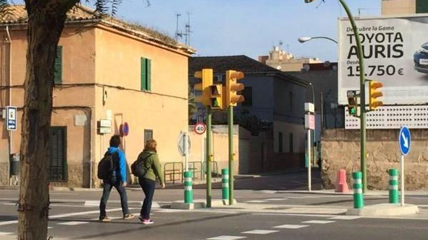 El nuevo itinerario de la calle Manacor.