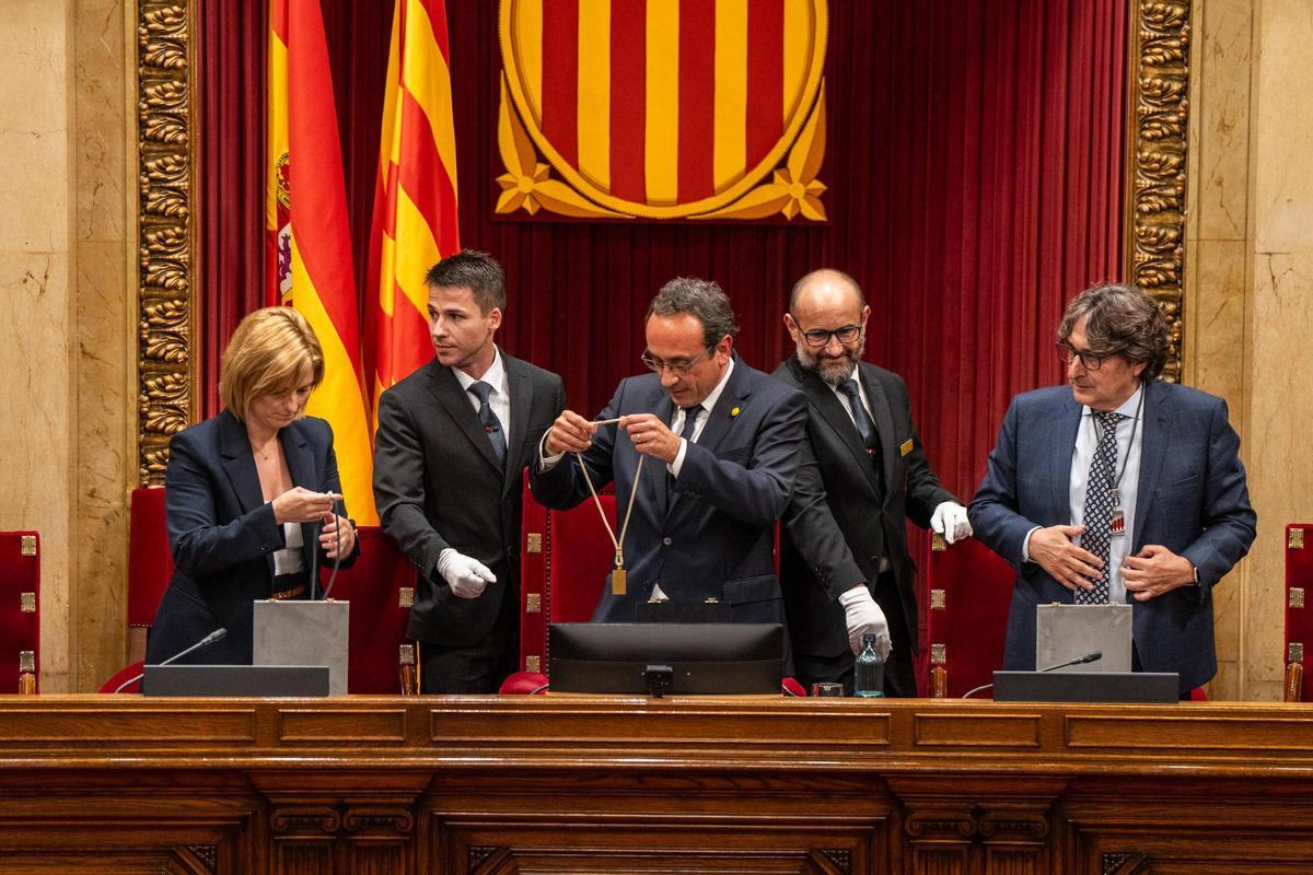 Pleno de constitución del Parlament de Catalunya tras elecciones del 12M