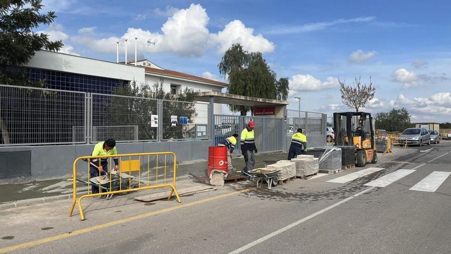 Reinician la obra del colegio de Nules tras la denuncia pública