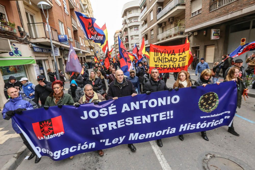 La Falange, en la manifestación en Callosa