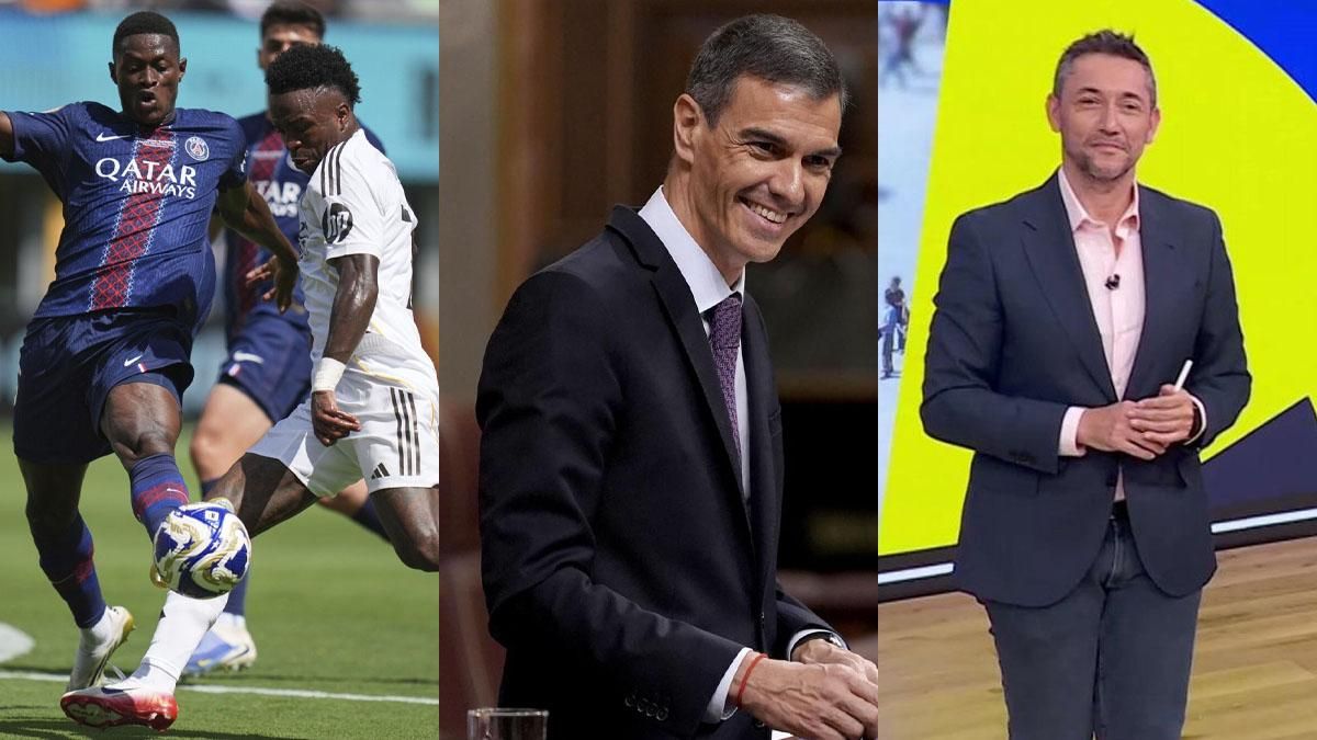 PSG-Real Madrid, Pedro Sánchez y Javier Ruiz