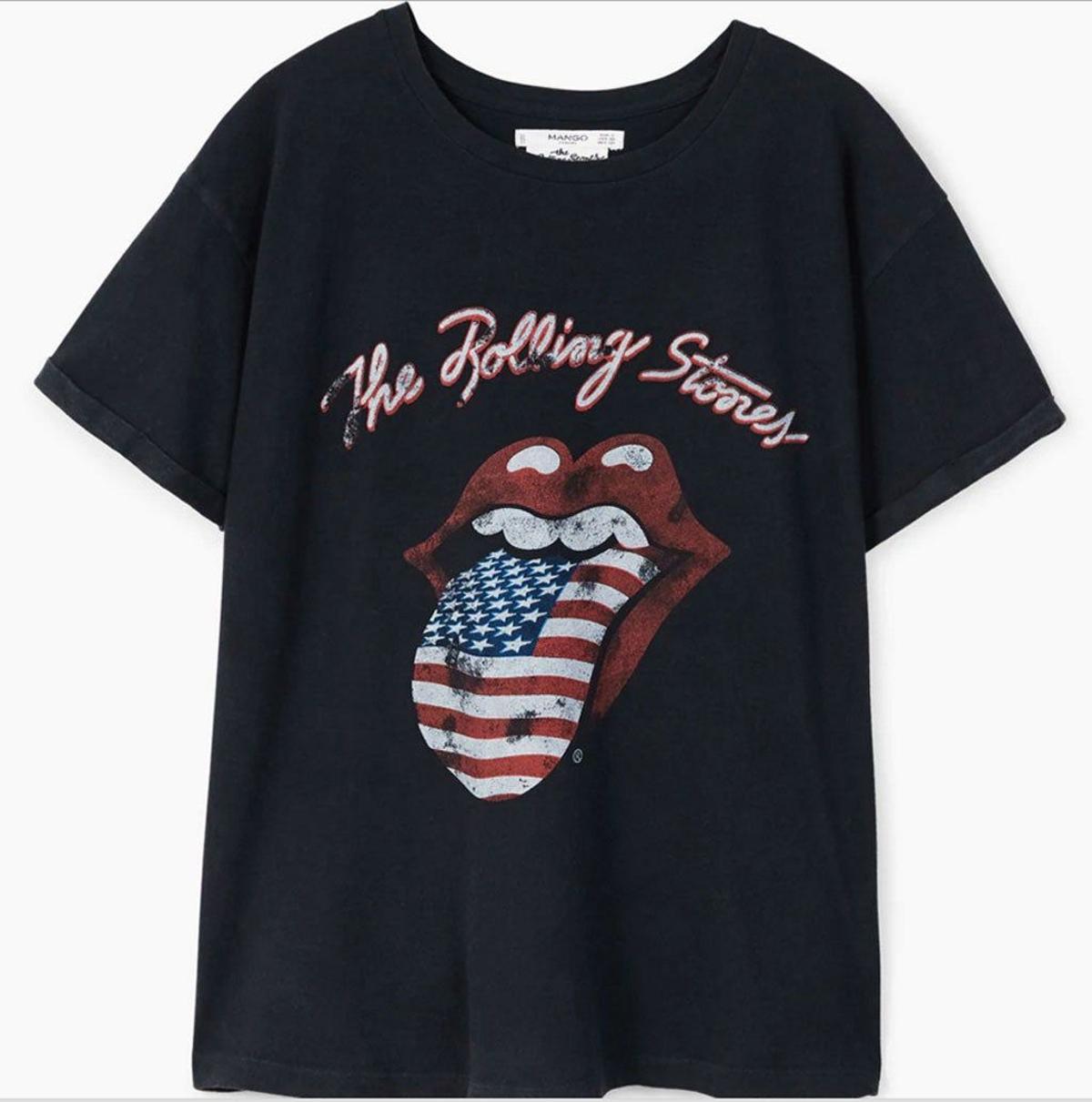 Camiseta de los Rolling Stones de Mango. (Precio: 17, 99 euros)