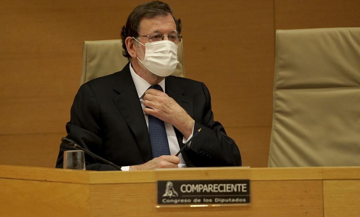 Mariano Rajoy, en un momento de su comparecencia.