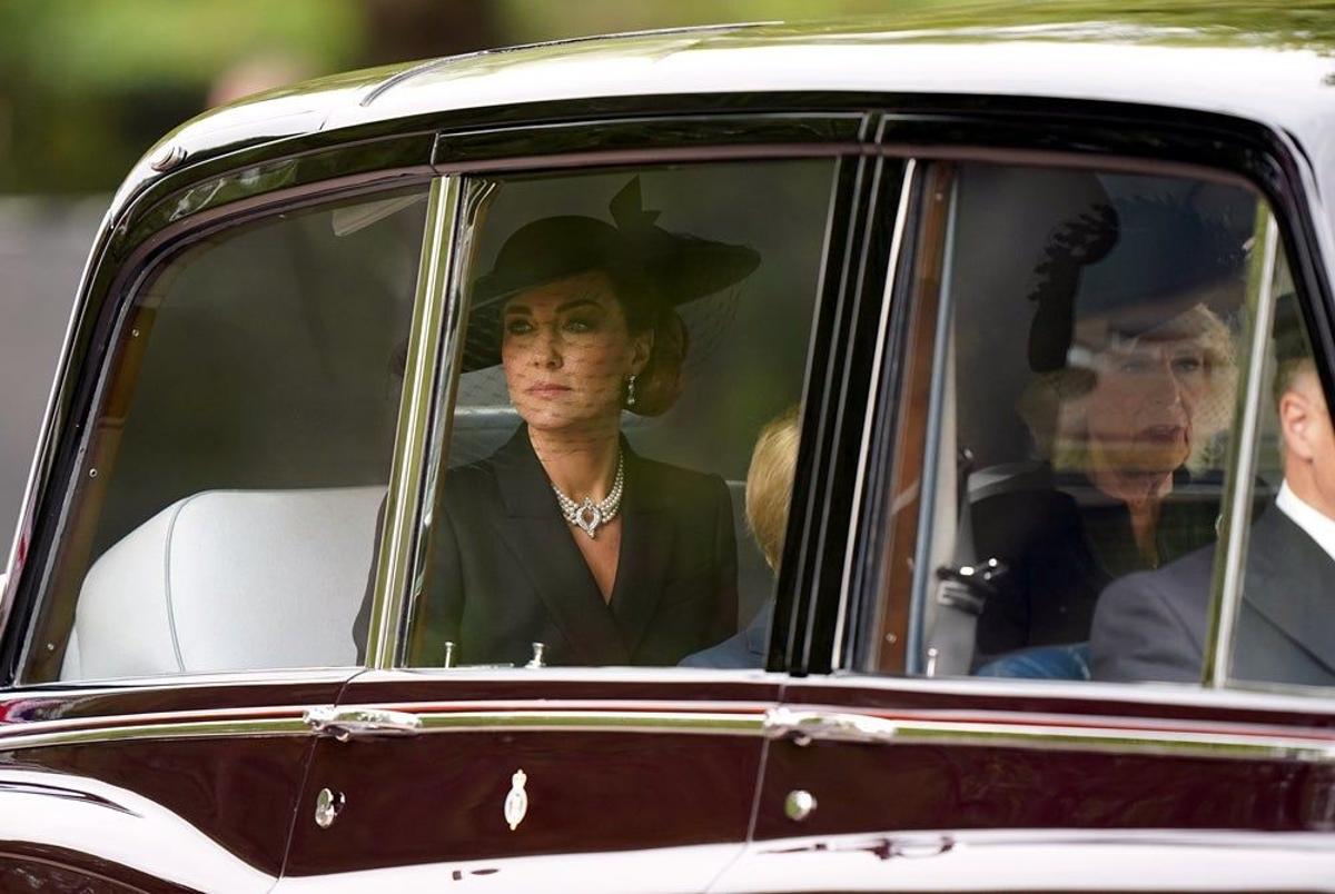 FUNERAL DE ESTADO DE ISABEL II DE INGLATERRA: Kate Middleton, un posado de película
