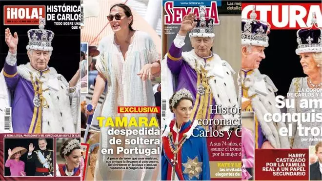 Todas las portadas de la prensa del corazón, hoy 10 de mayo