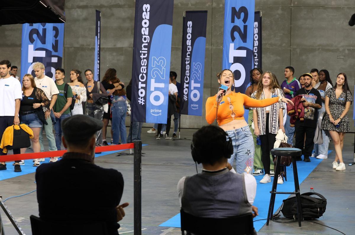Casting de Operación Triunfo 2023 en Madrid.