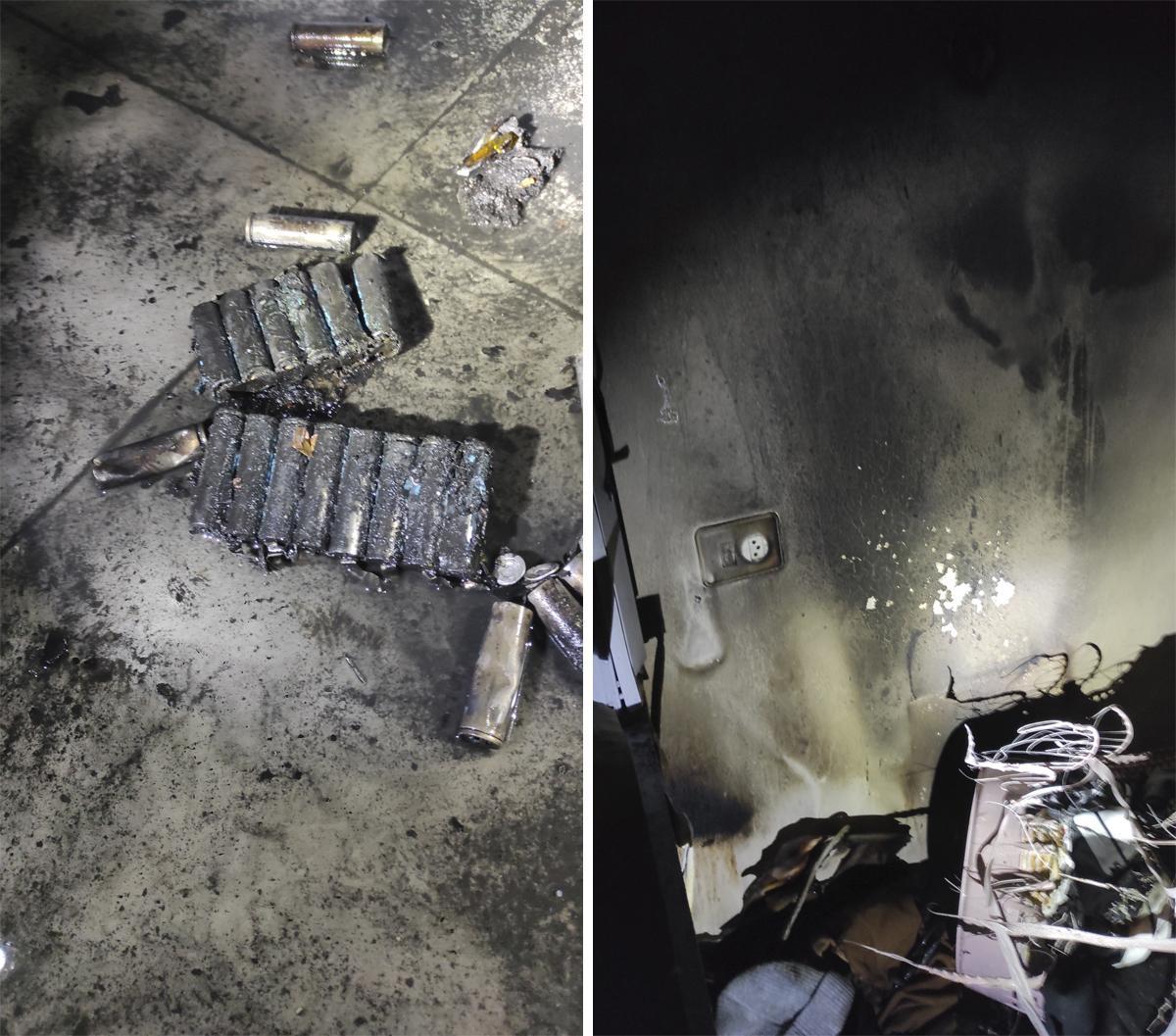 La batería de un patinete causa un incendio en A Coruña con un herido y una familia evacuada.