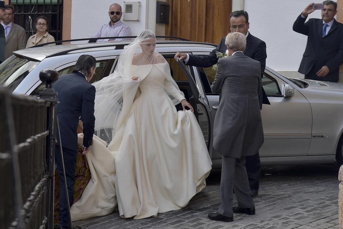 Charlotte Wellesley llegaba en coche a la ceremonia