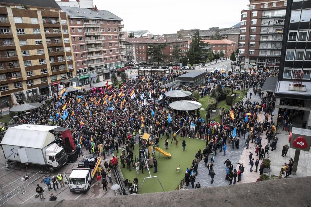 Manifestación policias en Oviedo