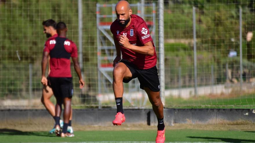 Mikel Rico, en el entrenamiento de ayer en las instalaciones de La Manga Club.