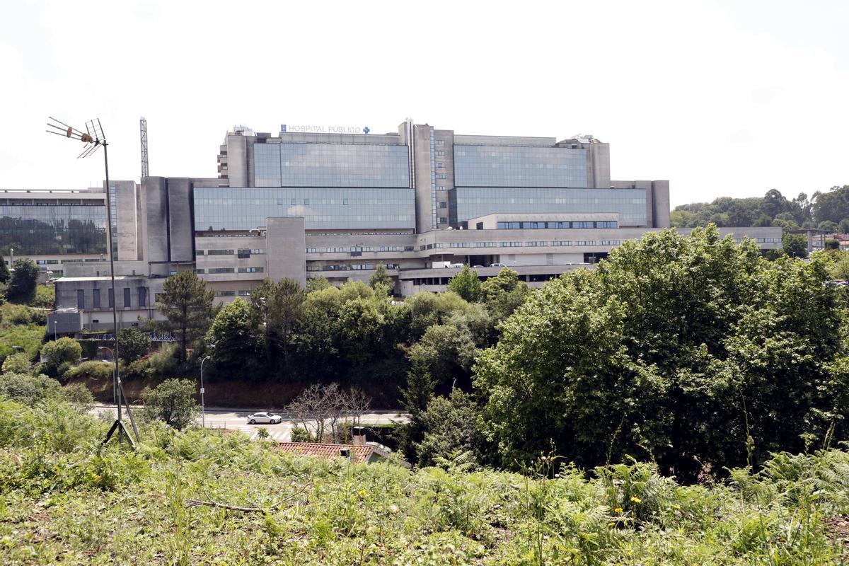 Vista general del Hospital Clínico Universitario de Santiago