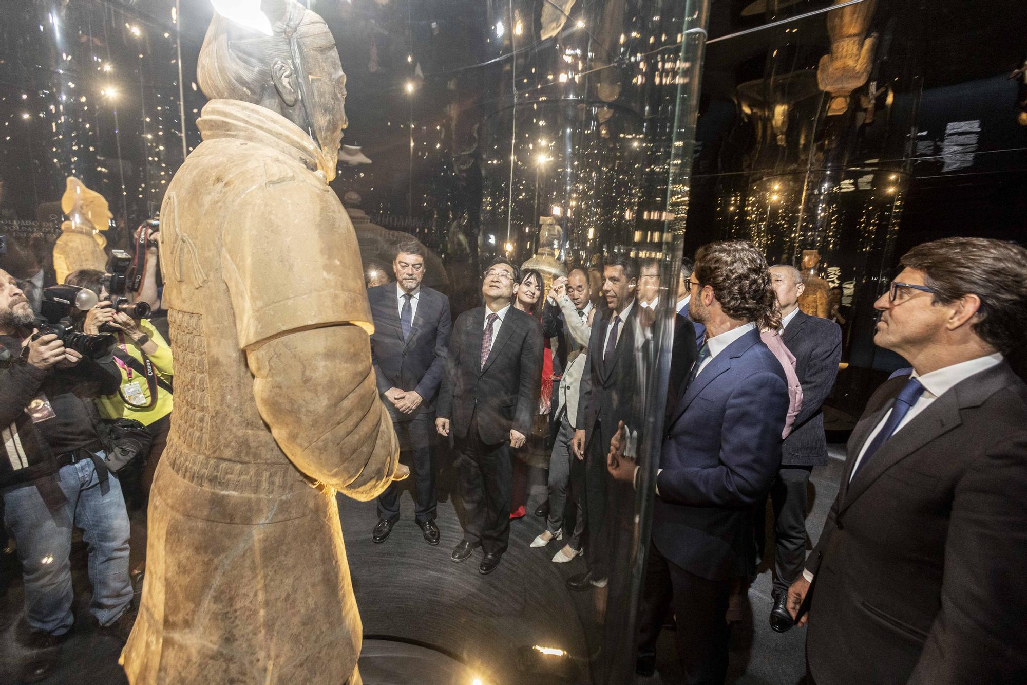 La inauguración de la exposición El legado de las dinastías Qin y Han. Los guerreros de Xian