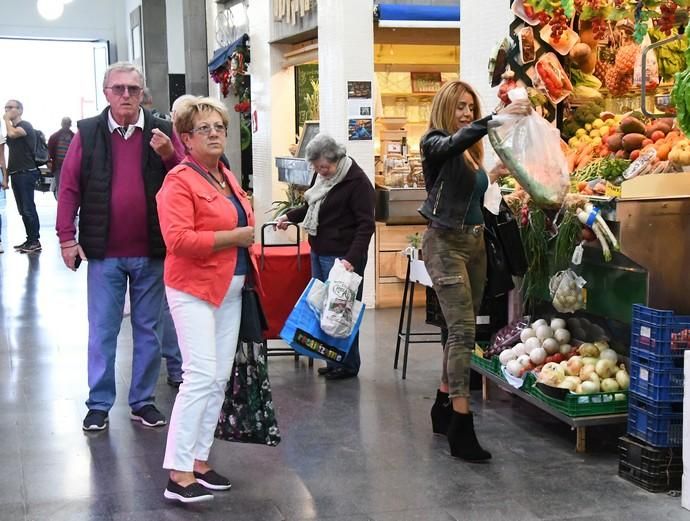 08/03/2019 LAS PALMAS DE GRAN CANARIA.Huelga de consumo en el Mercado municipal de Vegueta.   Fotografa: YAIZA SOCORRO.