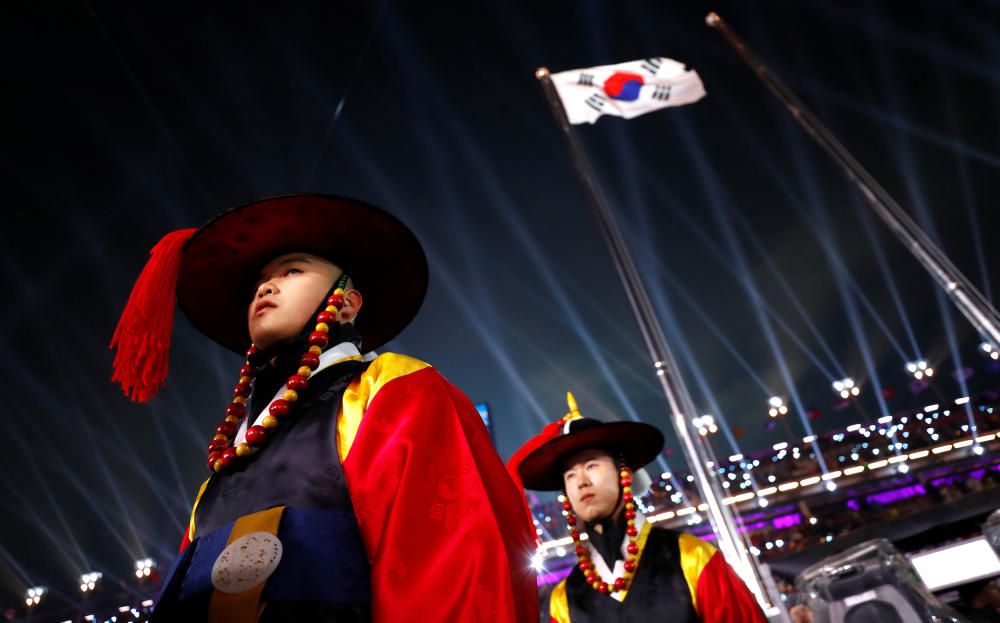 Inauguració dels Jocs Olímpics d'Hivern a Pyeongch