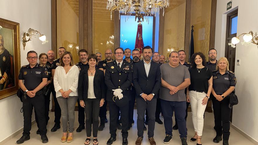 José María Pomares toma posesión como comisario de la Policía Local de Orihuela