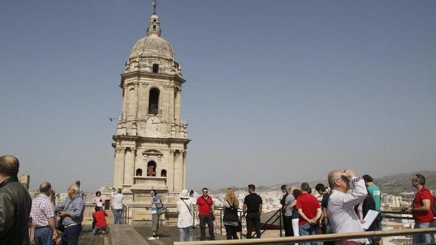 Imagen de una visita a las cubiertas de la Catedral.