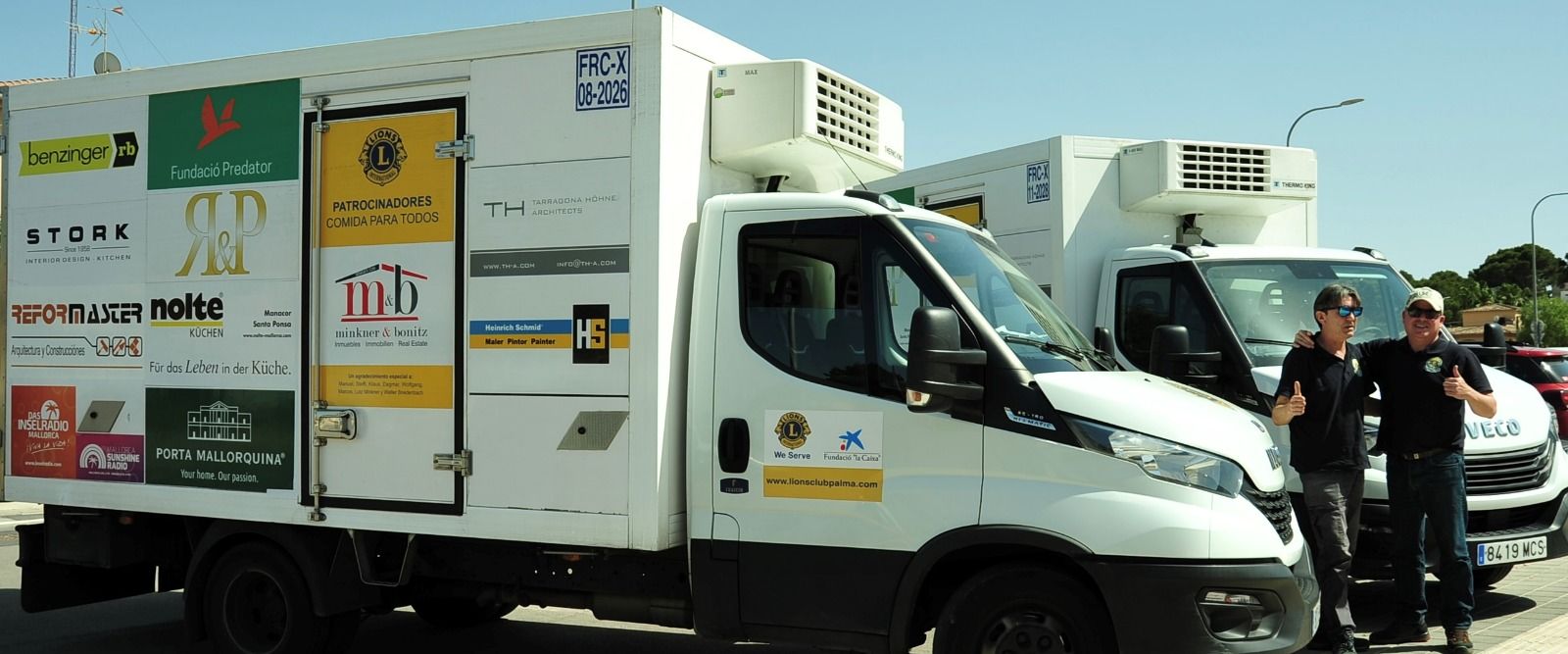 Solidaridad con sello mallorquín-alemán: Lions Club Palma lleva alimento a miles de personas en la isla