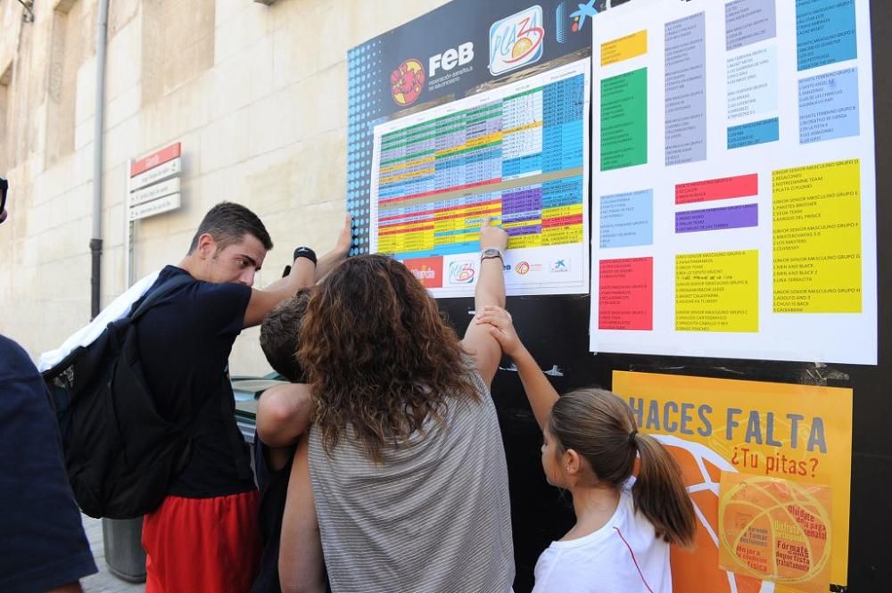 Baloncesto 3x3 en la Plaza Belluga